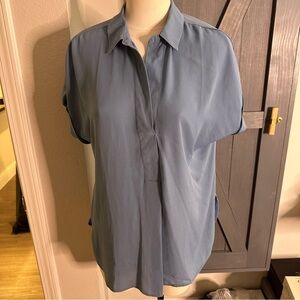 DR2 Soft Blue Blouse. Size Small.